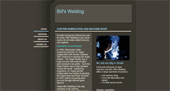 Desktop Screenshot of billswelding.com